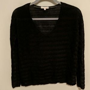 Gerard Darel Texture stripe drop shoulder sweater